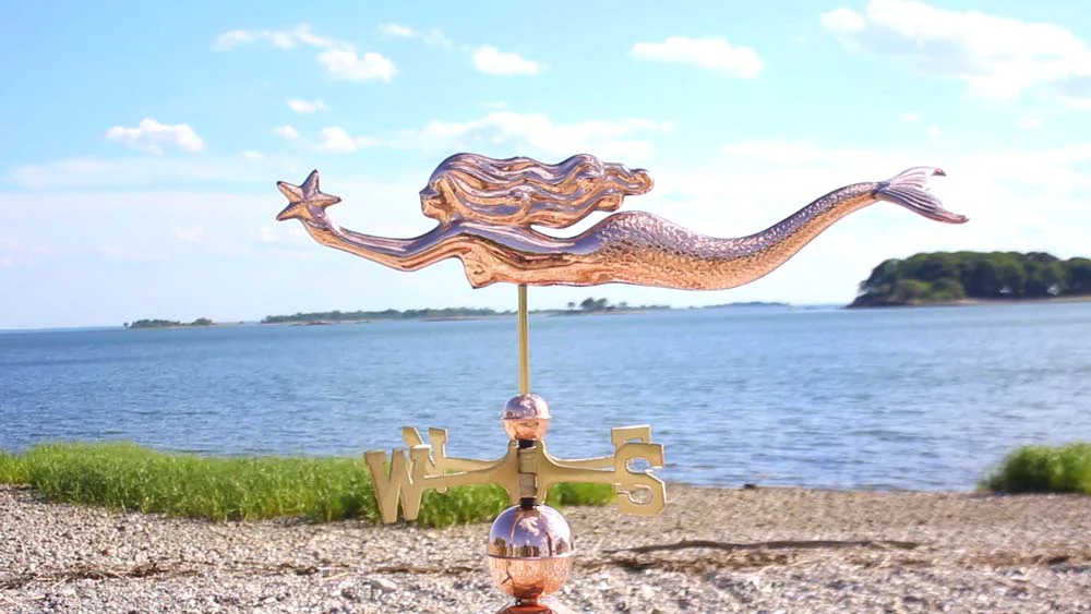Mermaid with Starfish Weathervane - Image 4