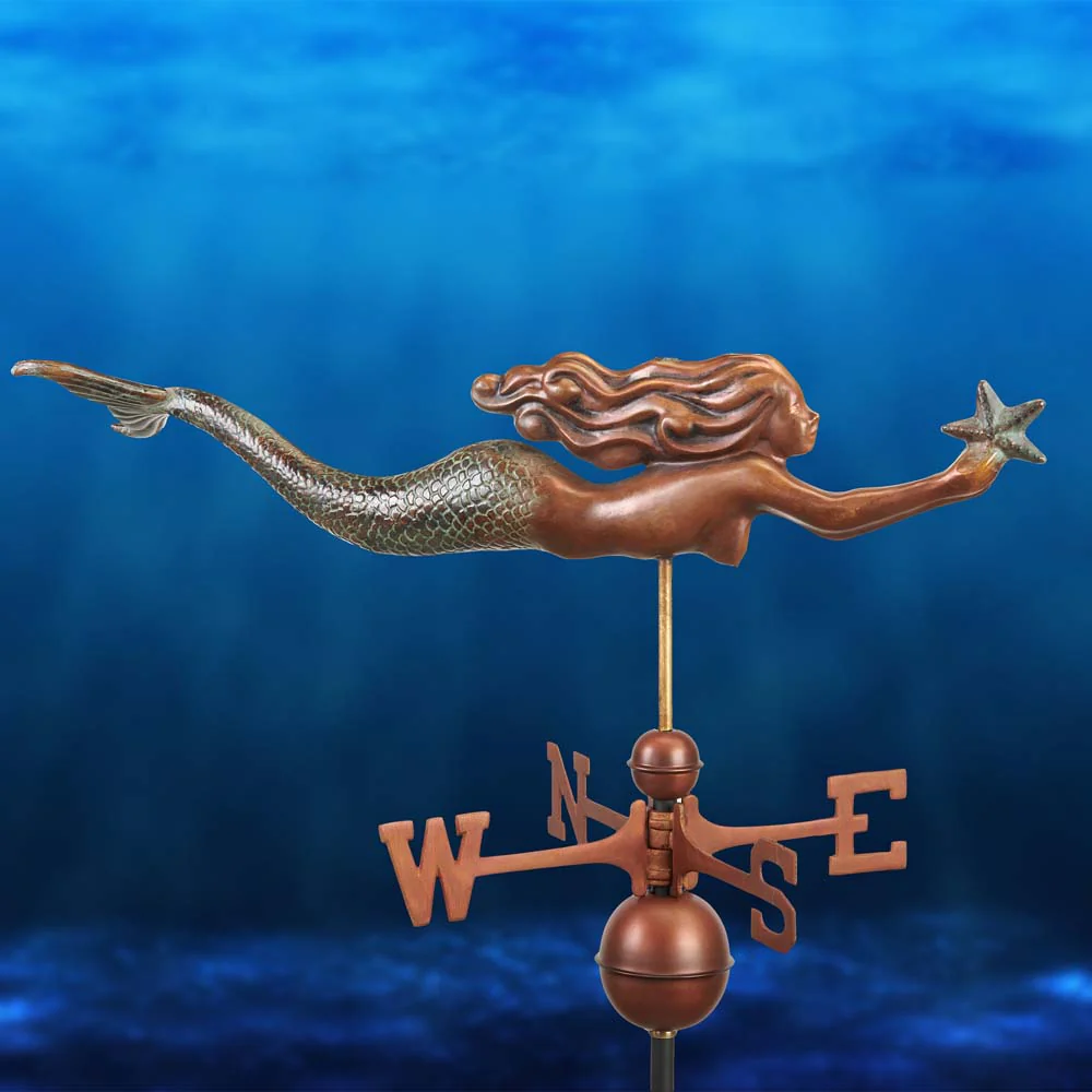 Mermaid with Starfish Weathervane - Image 9