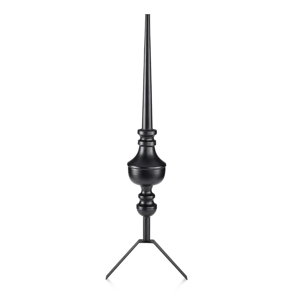 Modern Farmhouse 27" Victoria Aluminum Rooftop Finial with Roof Mount - Image 3