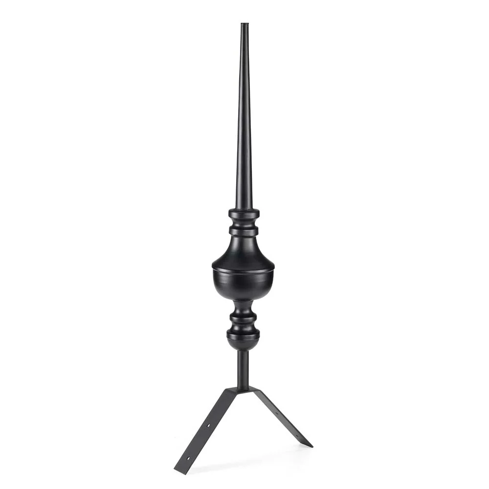 Modern Farmhouse 27" Victoria Aluminum Rooftop Finial with Roof Mount - Image 4