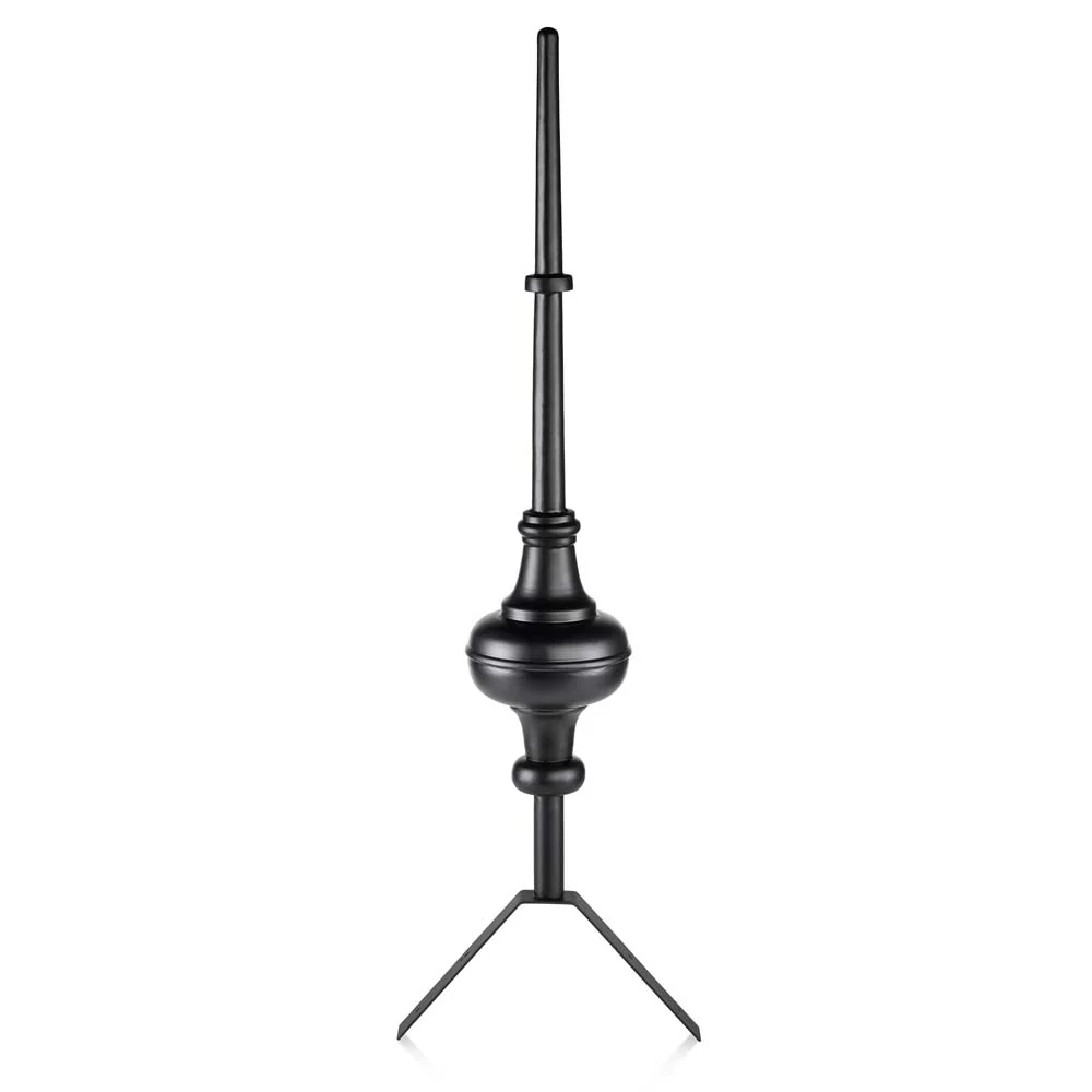 Modern Farmhouse 28" Morgana Aluminum Rooftop Finial with Roof Mount - Image 3