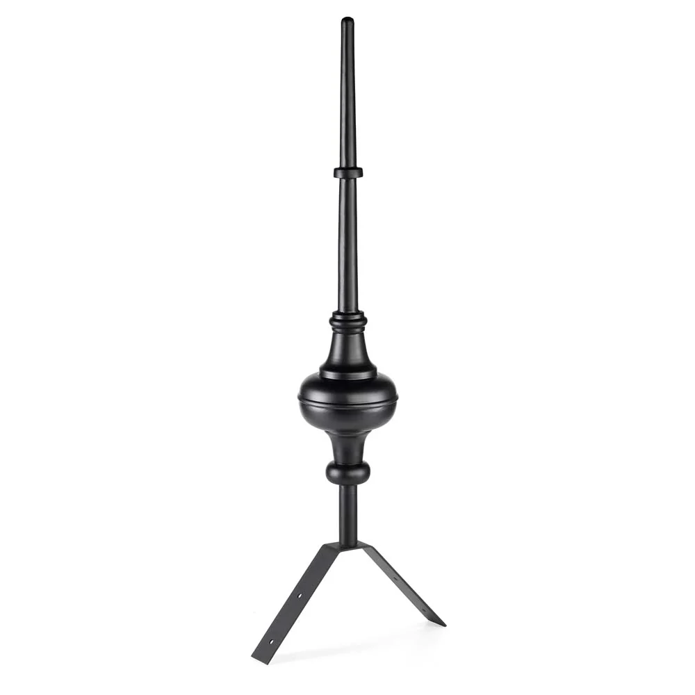 Modern Farmhouse 28" Morgana Aluminum Rooftop Finial with Roof Mount - Image 4