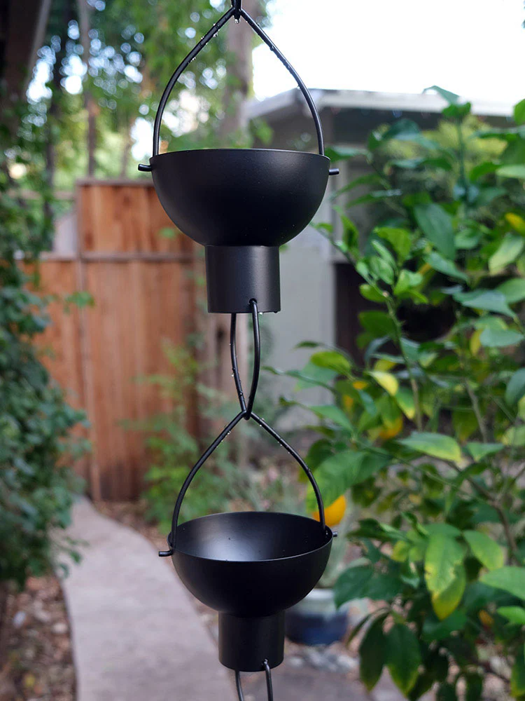 Modern Flower Cup Rain Chain™ - Image 2