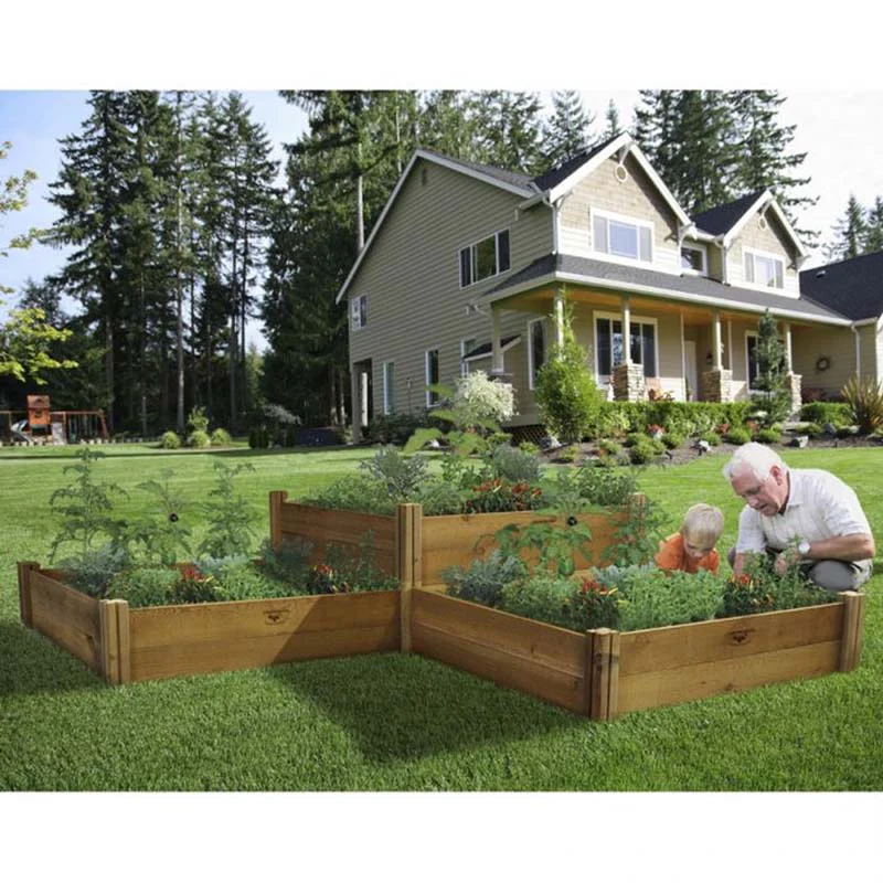 Modular Raised Garden Bed 48x48x13 - Two Level - Image 3