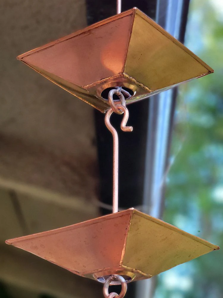 Pagoda Cups Rain Chain - Image 4