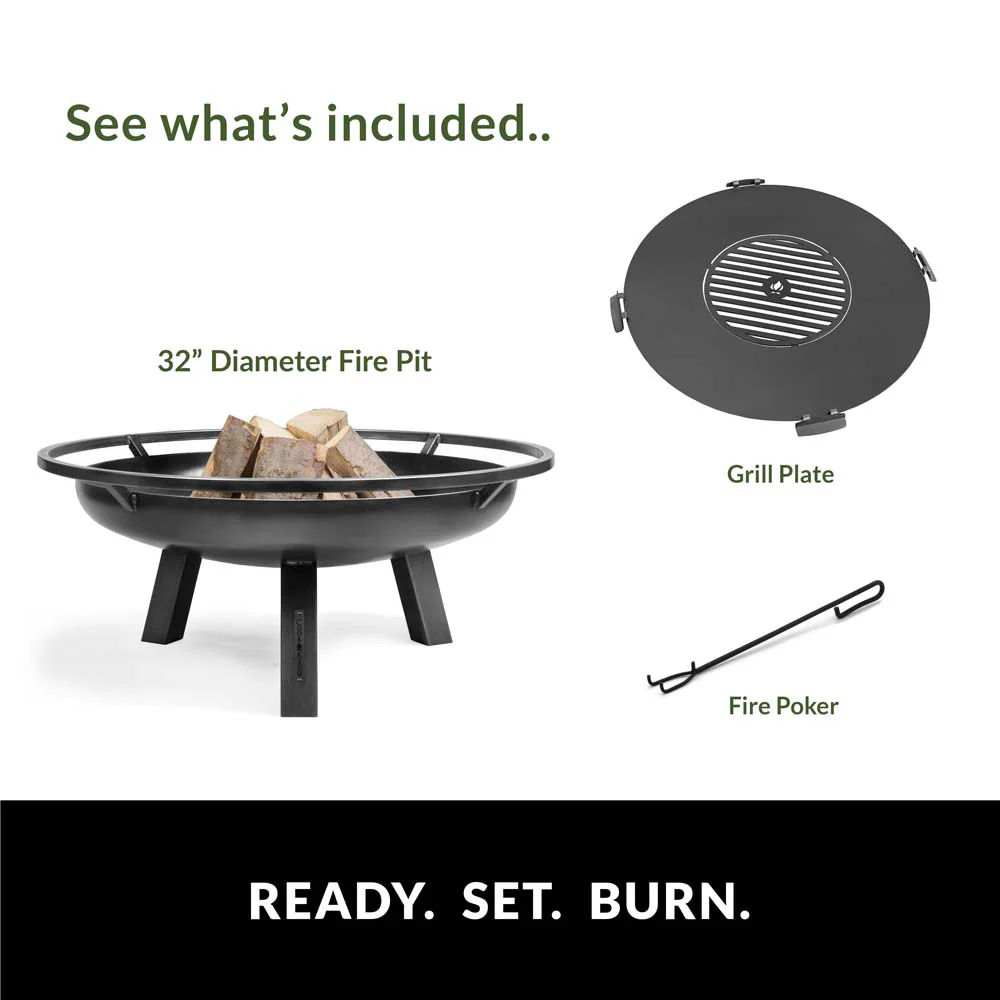 Porto 32" Fire Pit - Image 7