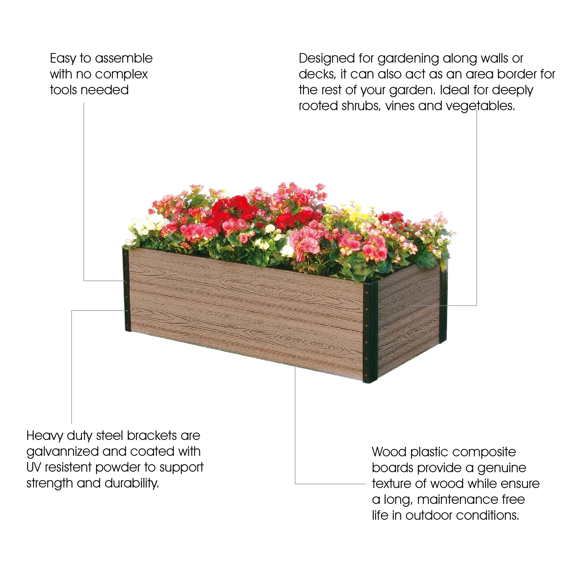 Premium Deckside Raised Garden Bed - Image 7