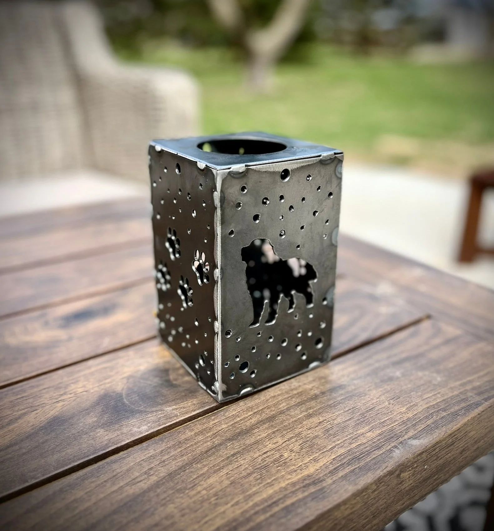 Puppy Cube Steel Hanging Solar Light | 6.5 in. | Pick a Breed - Image 10