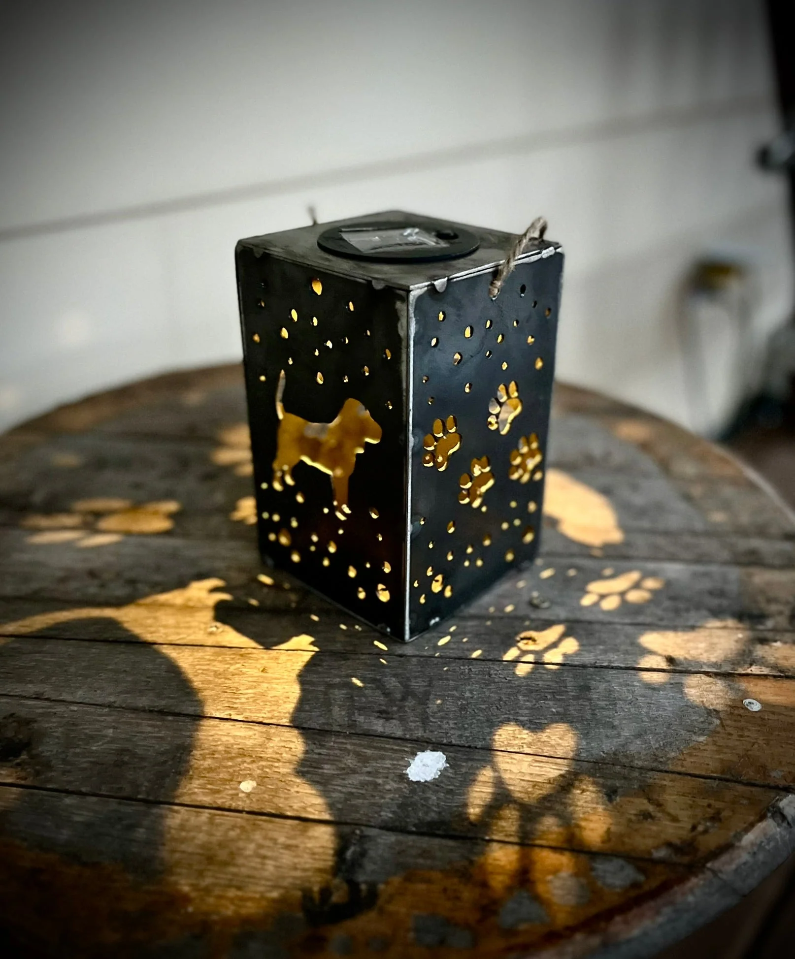 Puppy Cube Steel Hanging Solar Light | 6.5 in. | Pick a Breed - Image 6
