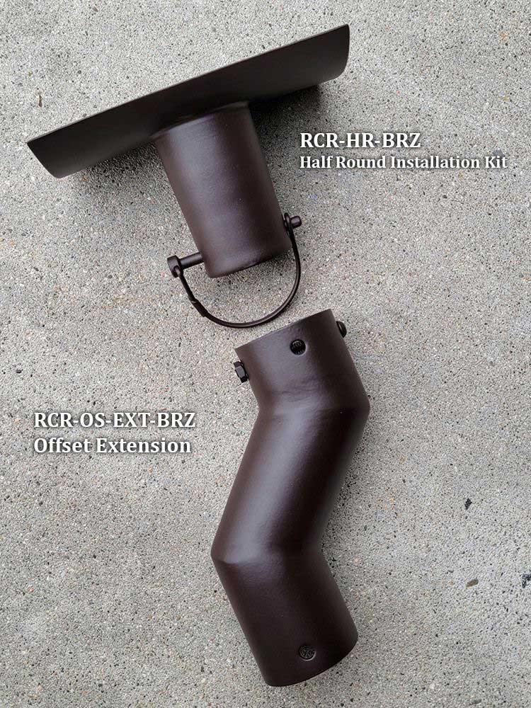 Rain Chain Installation Kit 2" Offset Extension - Image 11
