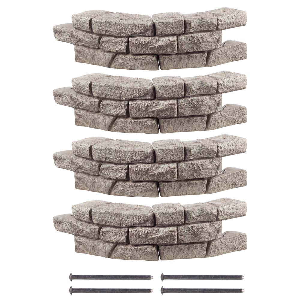 Rock Lock Raised Garden Bed - Curved Rock - Image 2
