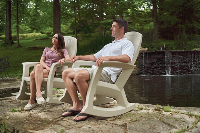 Rockaway Heavy Duty All-Weather Outdoor Rocking Chair - Image 11