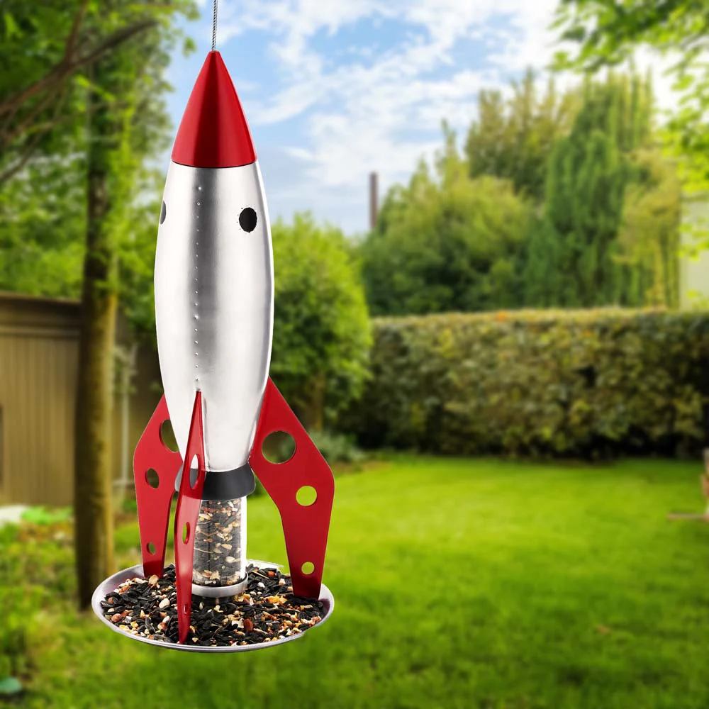 Rocketship Bird Feeder - Image 5