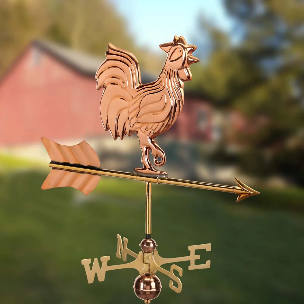 Rooster Cottage Weathervane with Roof Mount - Image 14