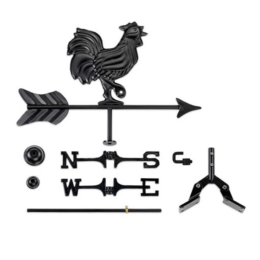 Rooster Cottage Weathervane with Roof Mount - Image 4