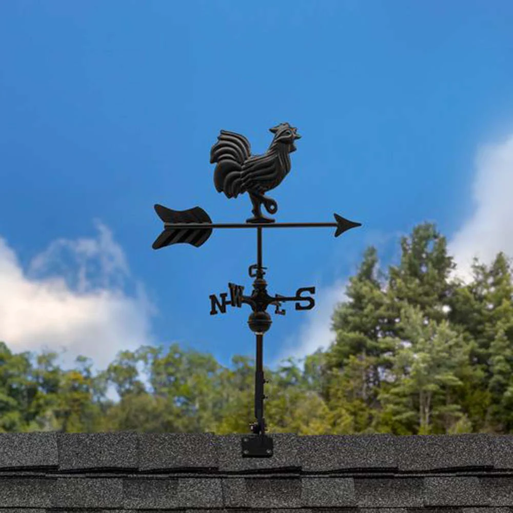 Rooster Cottage Weathervane with Roof Mount - Image 7