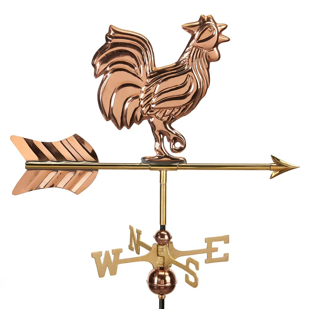 Rooster Cottage Weathervane with Roof Mount - Image 8
