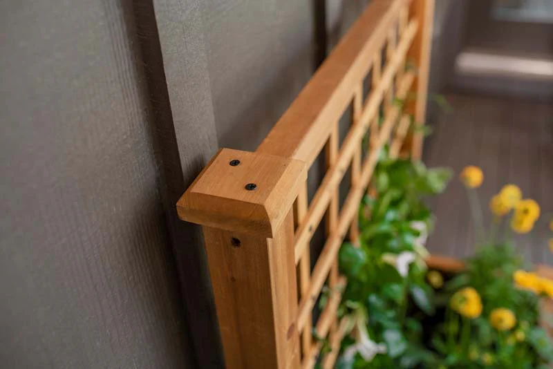 Rosewood Planter with Trellis - Image 6