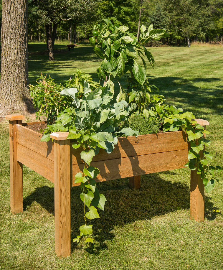 Rustic Elevated Garden Bed 34x48x30 - Image 3