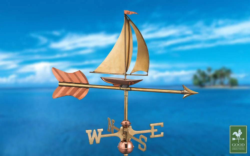 Sailboat Cottage Weathervane - Image 4