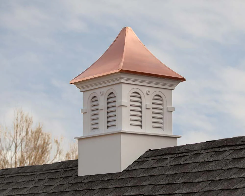 Smithsonian Columbia Vinyl Cupola with Copper Roof - Image 2