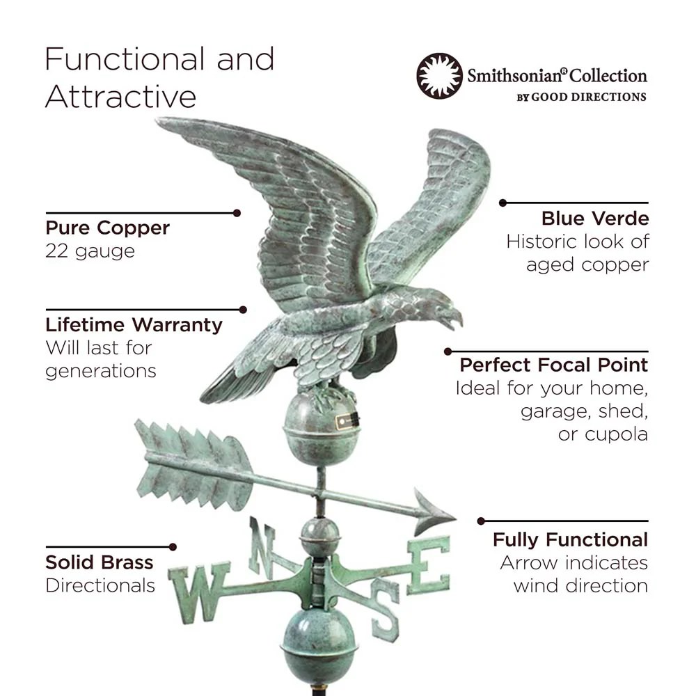Smithsonian Eagle Weathervane - Image 9