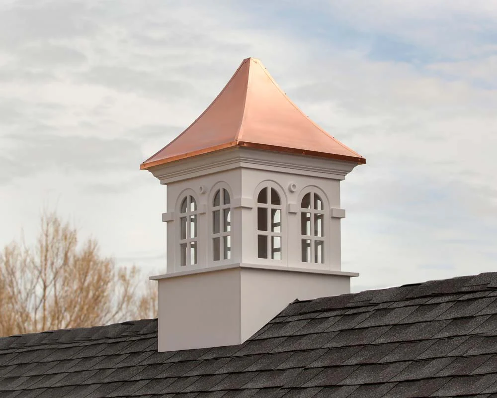 Smithsonian Stafford Vinyl Cupola with Copper Roof - Image 2