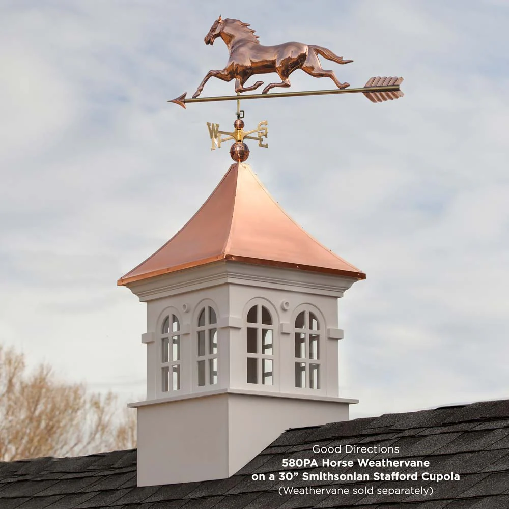 Smithsonian Stafford Vinyl Cupola with Copper Roof - Image 3