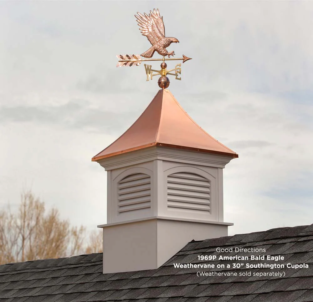 Southington Vinyl Cupola with Copper Roof - Image 3