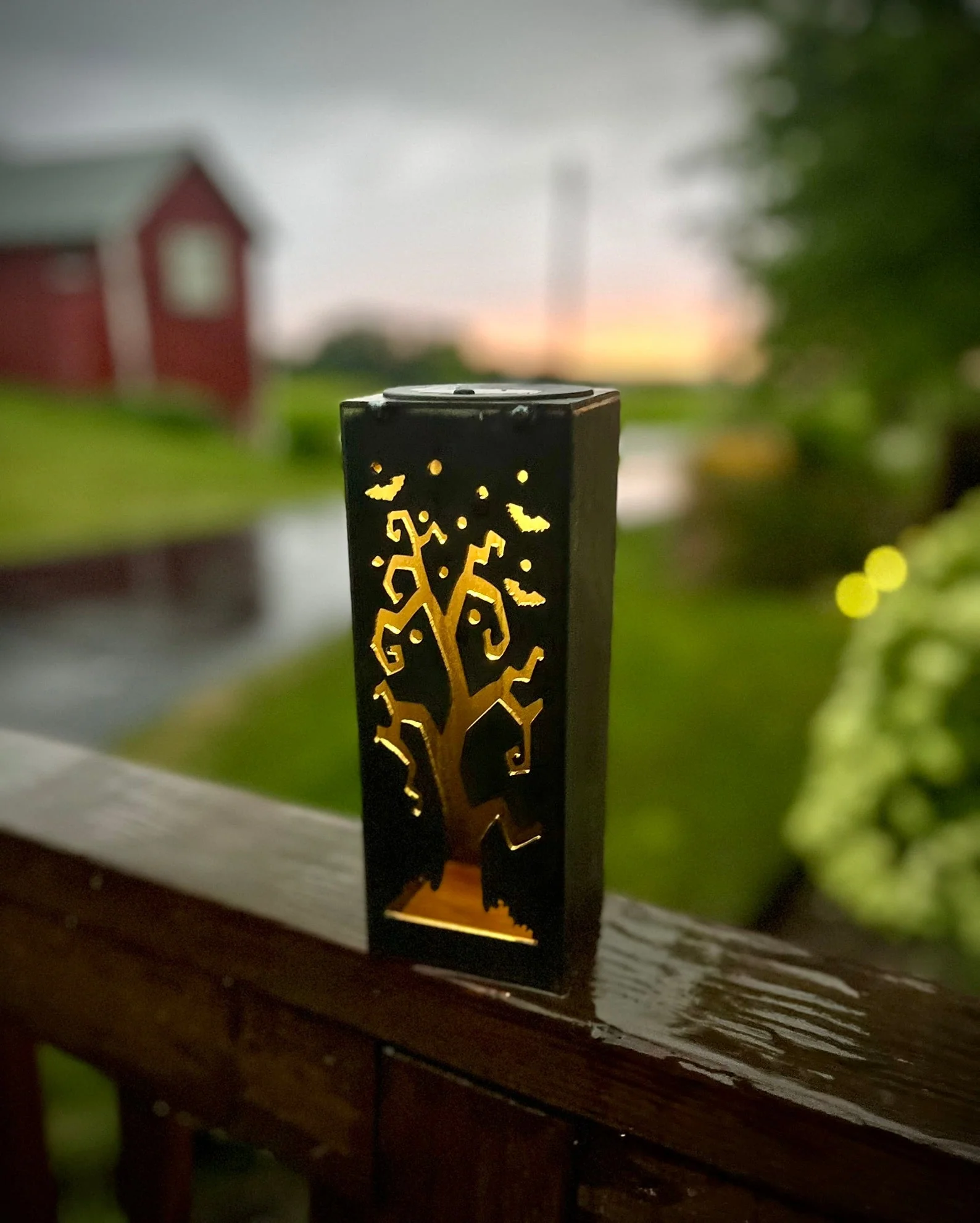 Spooky Tree Solar Tube Light - Steel - Image 2