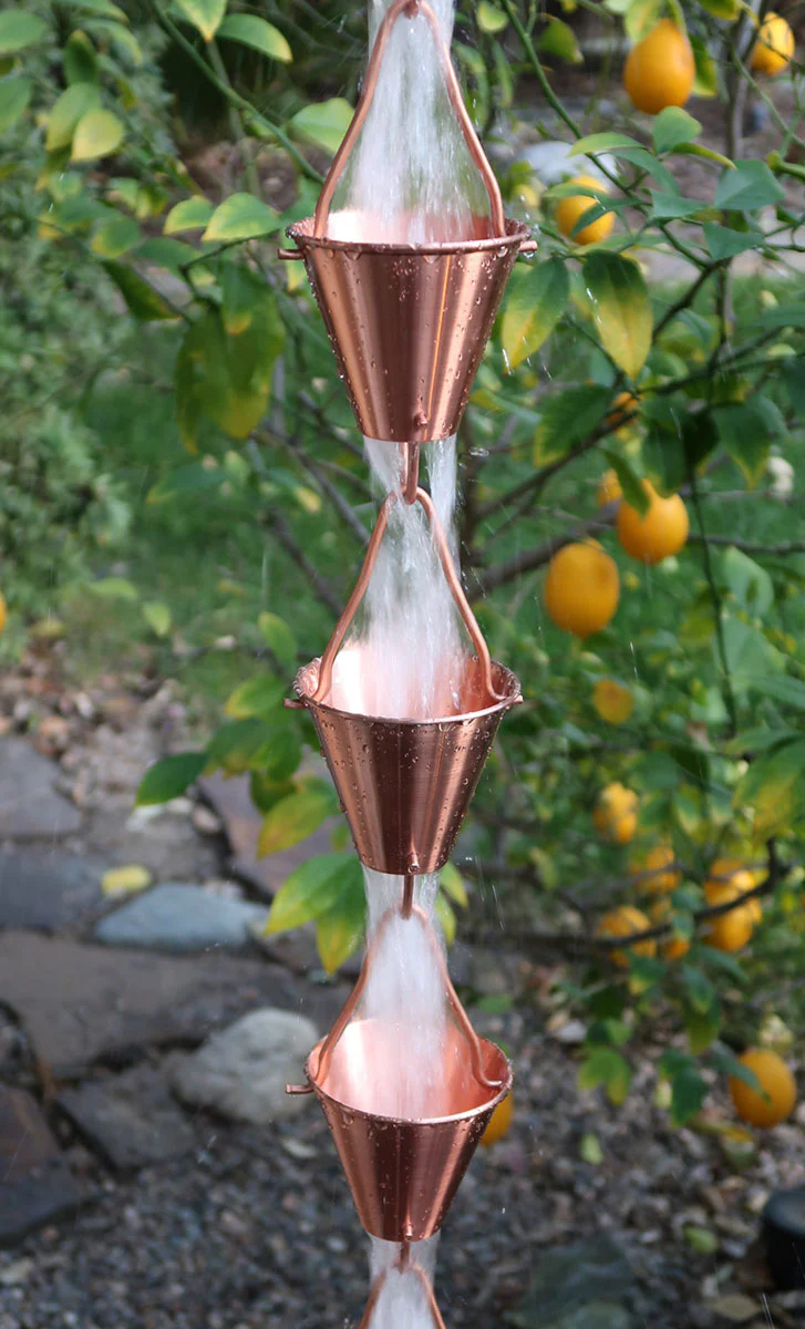 Steel Cups Rain Chain - Image 2