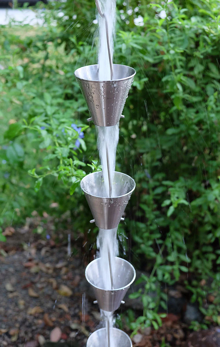 Steel Cups Rain Chain - Image 5