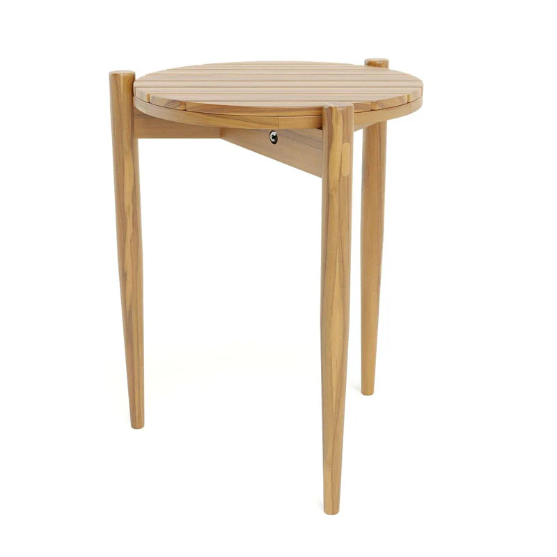 Telica Outdoor Teak Side Table - Image 2