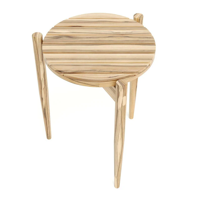 Telica Outdoor Teak Side Table - Image 3