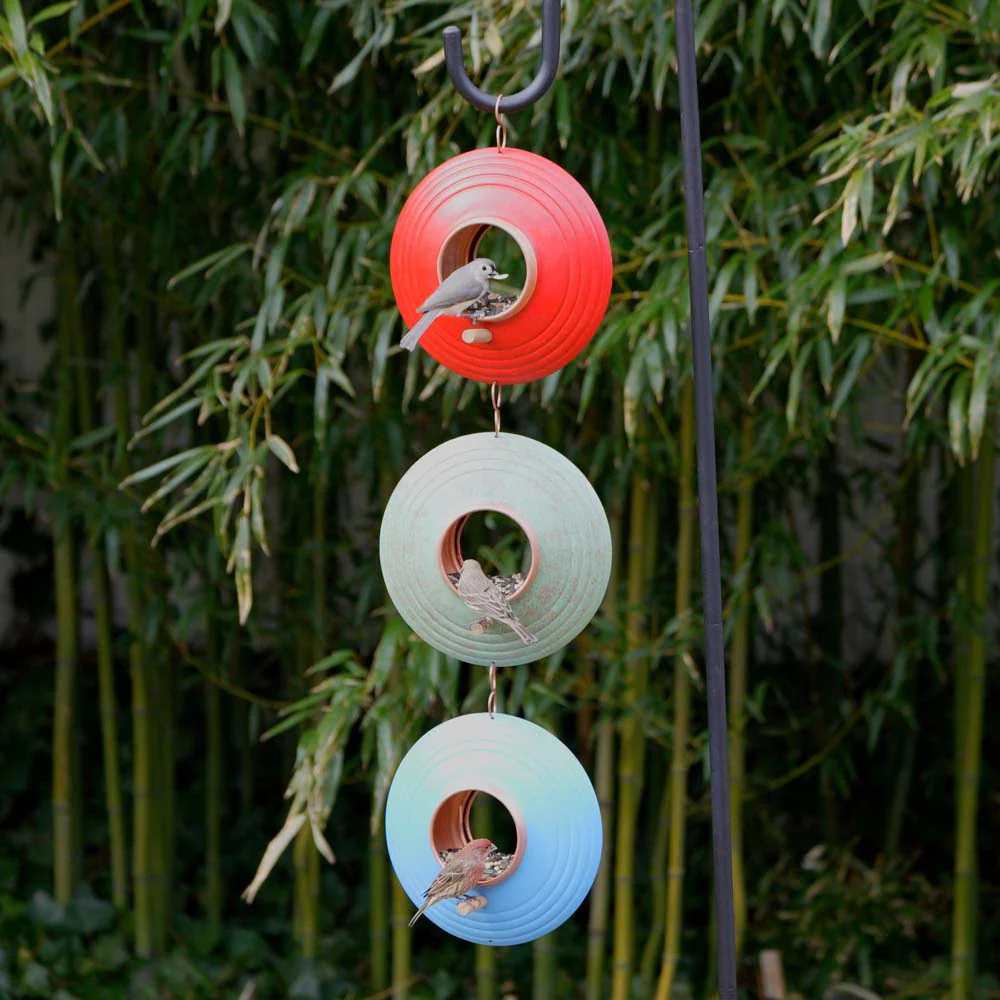 Triple Fly-Thru Bird Feeder - Image 3