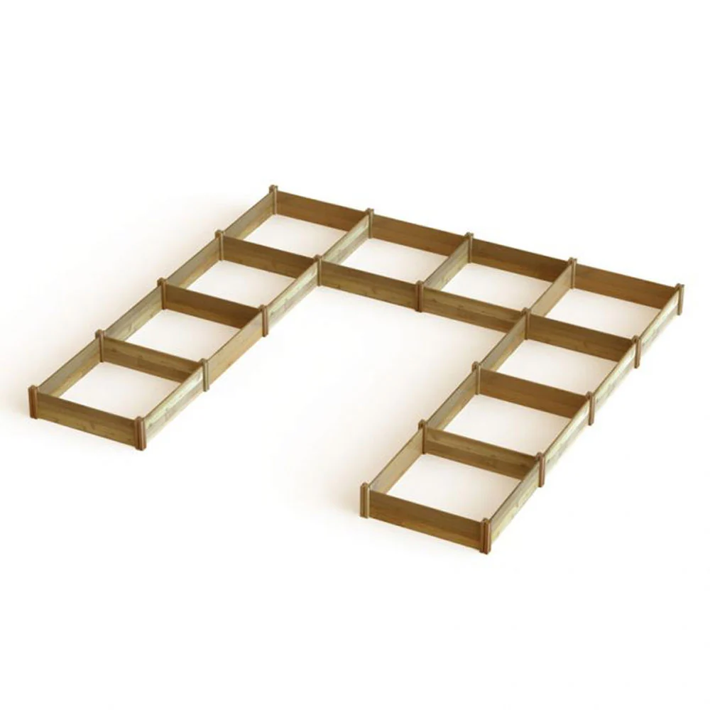 "U" Shaped Harvester Raised Garden Bed 189x189x13 - Image 2