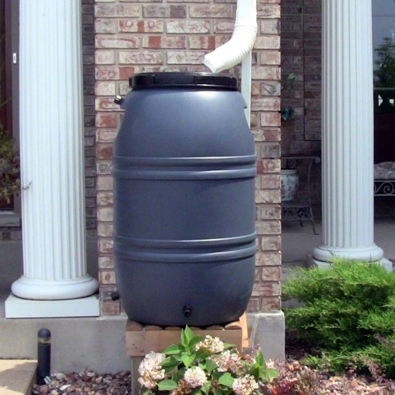 Upcycled 55 Gallon Rain Barrel - Image 3