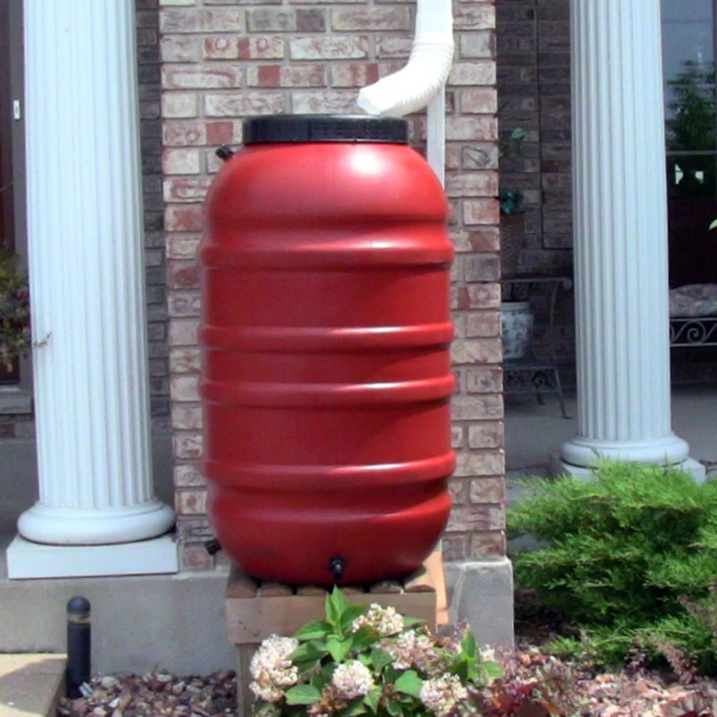 Upcycled 55 Gallon Rain Barrel - Image 4