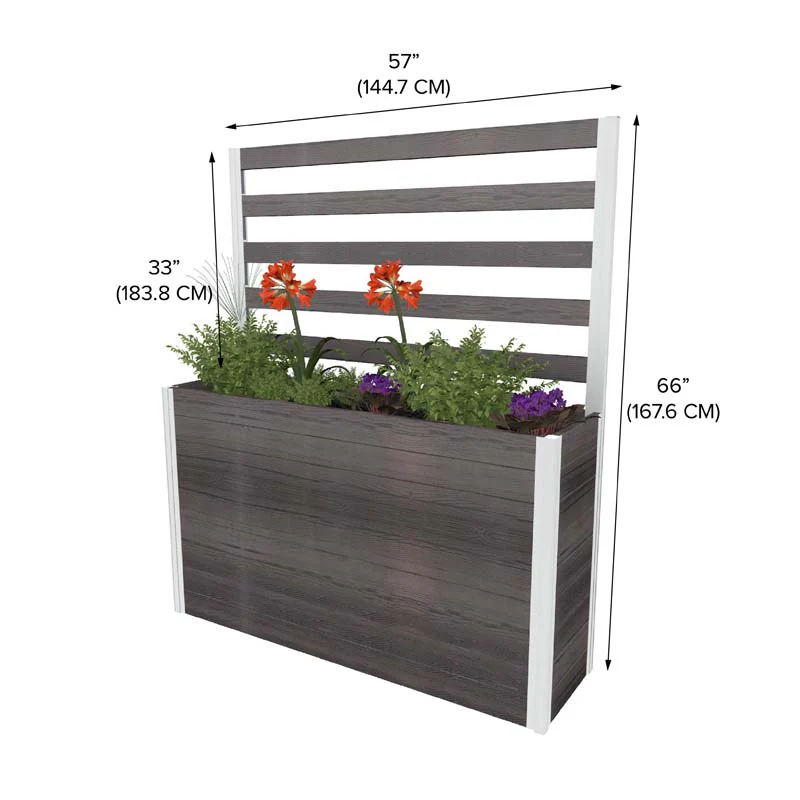 Urbana Large Parklette with Trellis - Image 9