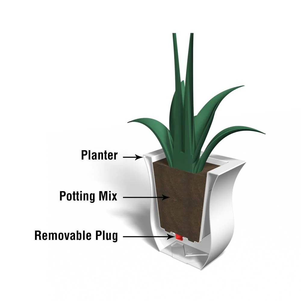 Valencia 16in Square Planter - Image 7