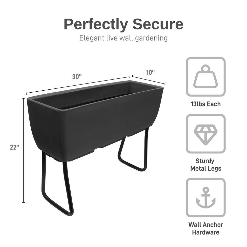 Vertical Live Wall Planter - Base Unit Only - Image 5