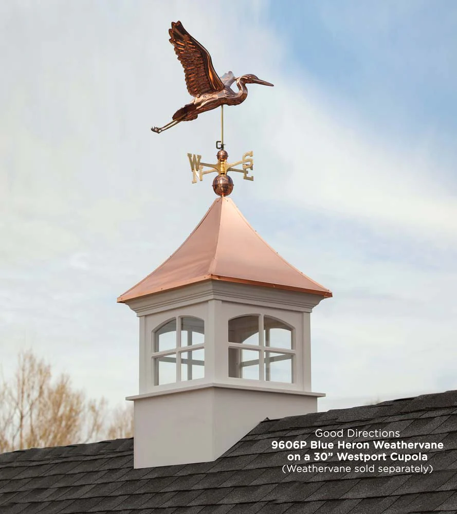 Westport Vinyl Cupola with Copper Roof - Image 3
