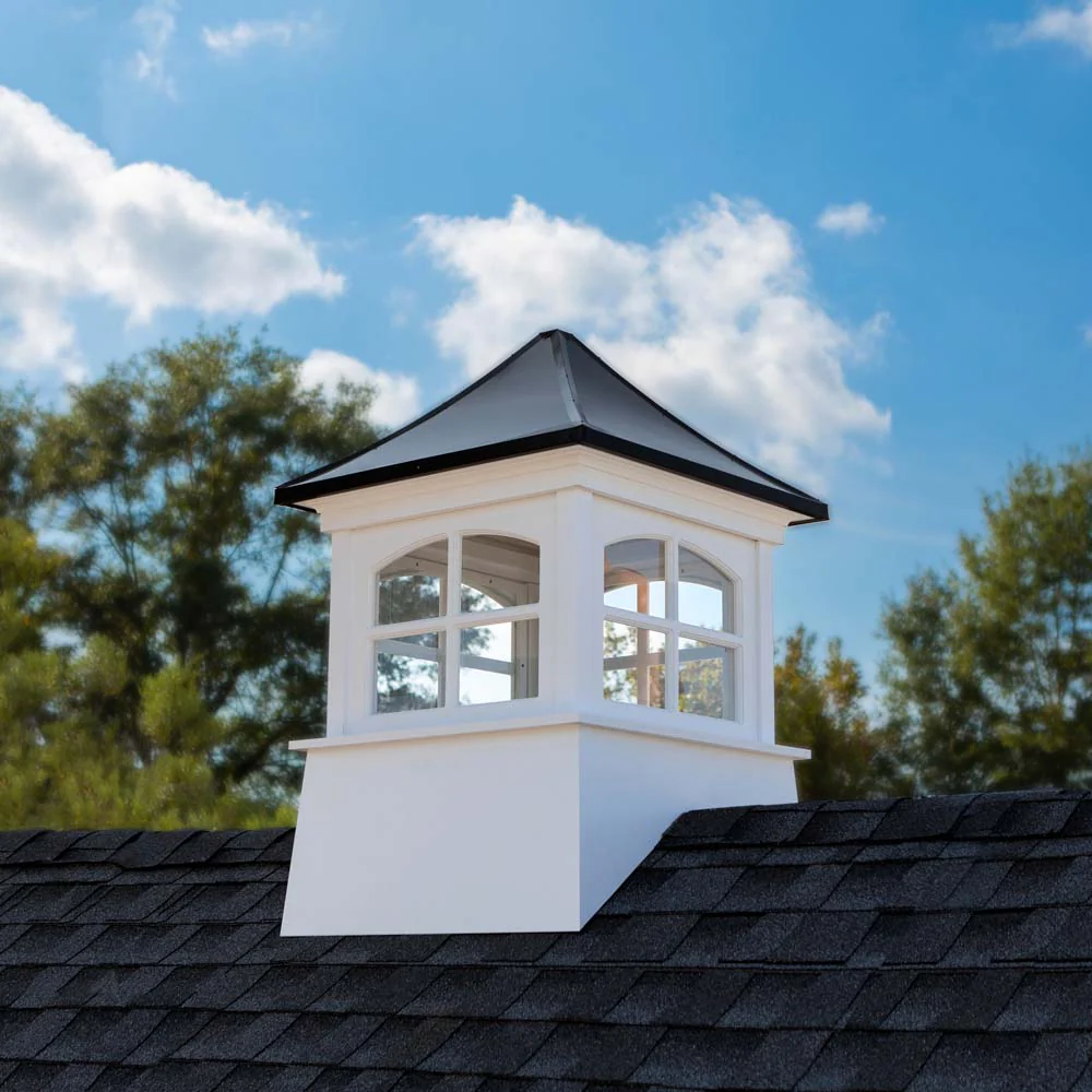 Windsor Vinyl Cupola with Black Aluminum Roof - Image 2
