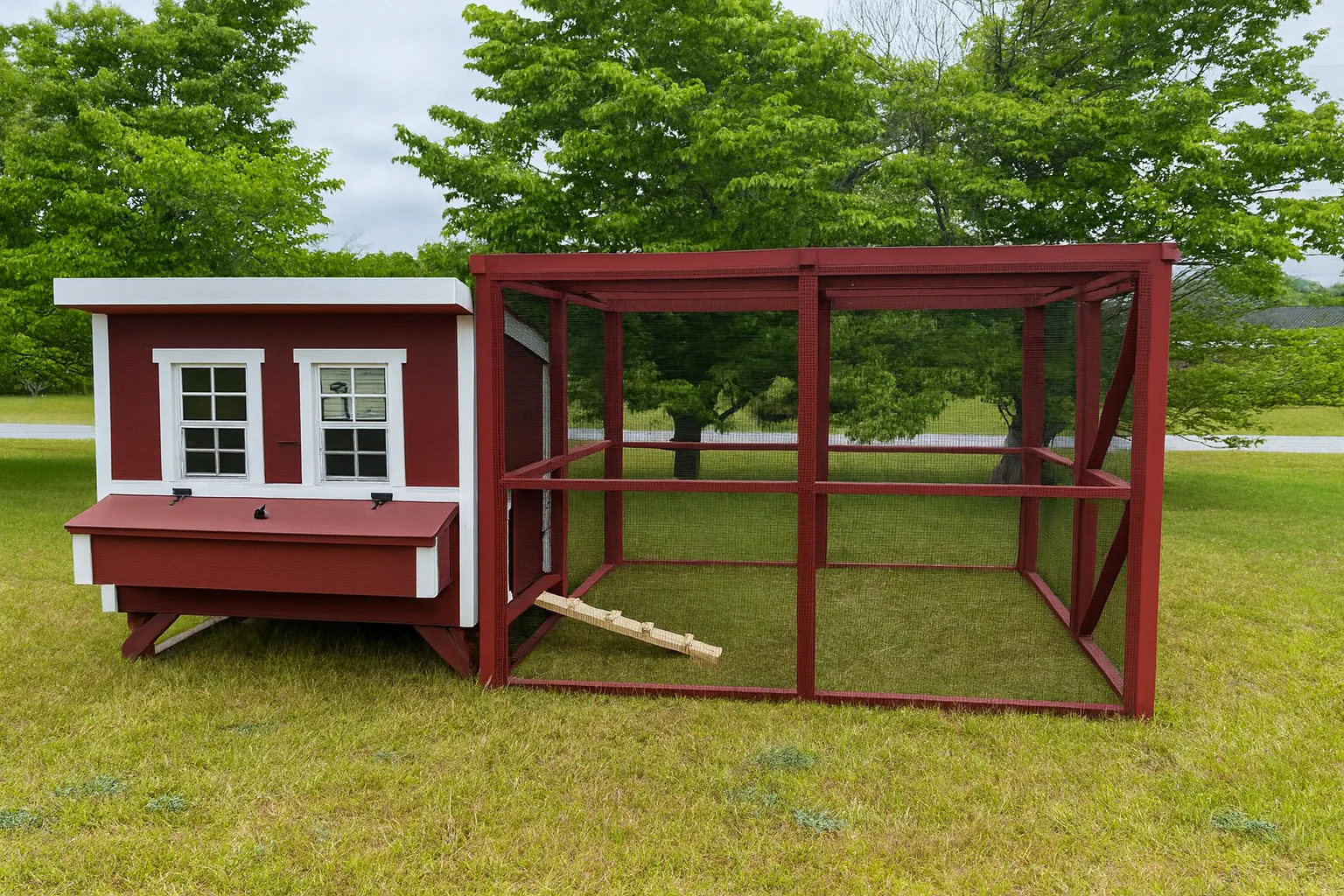 Wooden 16 Ft. Chicken Run (8’W X 16’L X 6’3”H) - Image 24