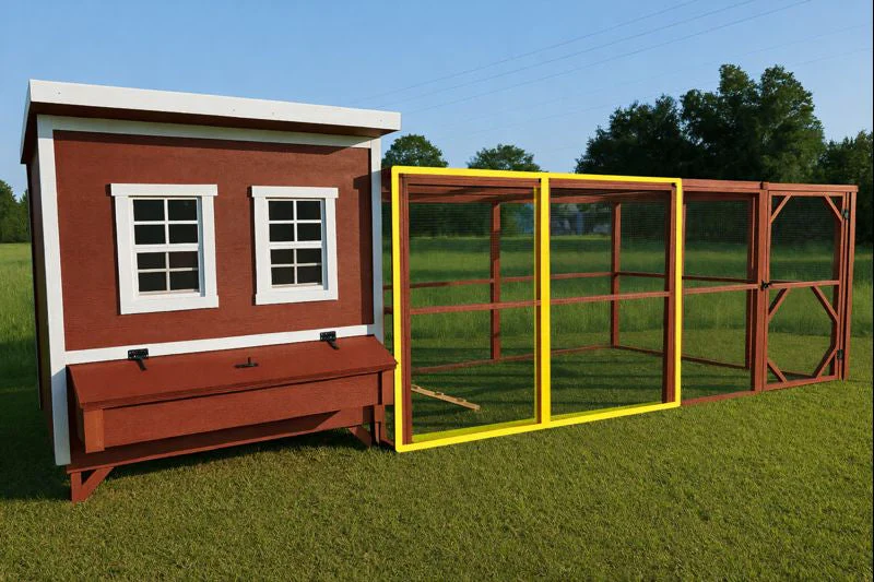 Wooden 16 Ft. Chicken Run (8’W X 16’L X 6’3”H) - Image 29