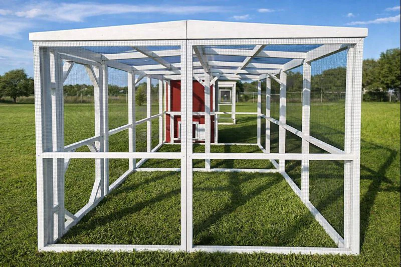 Wooden 16 Ft. Chicken Run (8’W X 16’L X 6’3”H) - Image 30