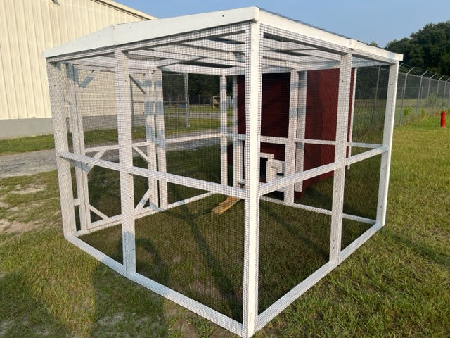 Wooden 8 Ft. Chicken Run (8’W X 8’L X 6’3”H) - Image 10