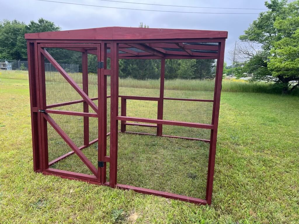 Wooden 8 Ft. Chicken Run (8’W X 8’L X 6’3”H) - Image 16