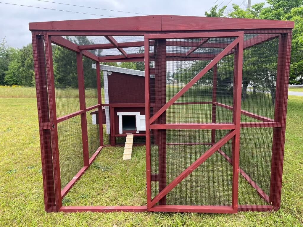 Wooden 8 Ft. Chicken Run (8’W X 8’L X 6’3”H) - Image 6