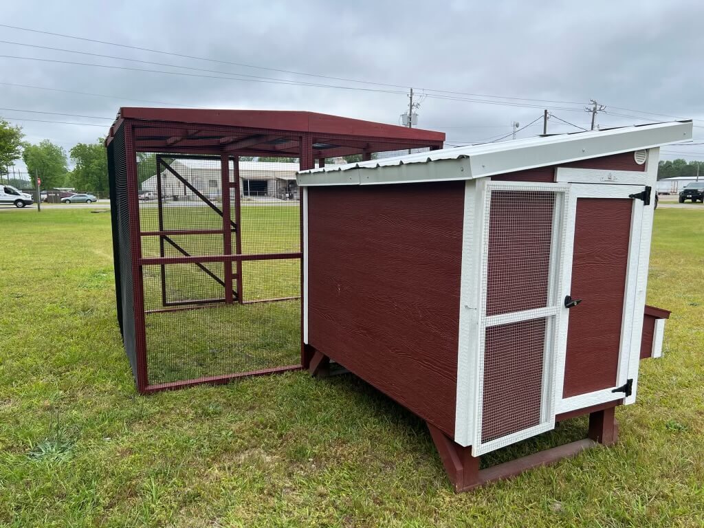 Wooden 8 Ft. Chicken Run (8’W X 8’L X 6’3”H) - Image 7